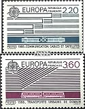 Francia Prophila Collection Francia 2667-2668 (Completa.edición.) Usado 1988 Europa (Sellos para los coleccionistas) vehículos sobre raíles/funicular
