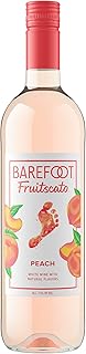 Barefoot Wine & Bubbly Cellars Peach Moscato, Dessert Wine, 750 mL Bottle