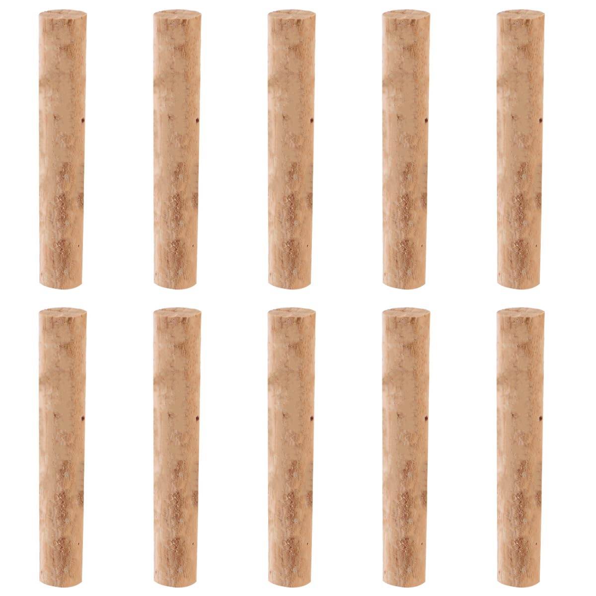 DUZEPA 10 Pack Oak Fishing Cork Sticks – 8mm Diameter, Easy Floating for Lakes & Rivers