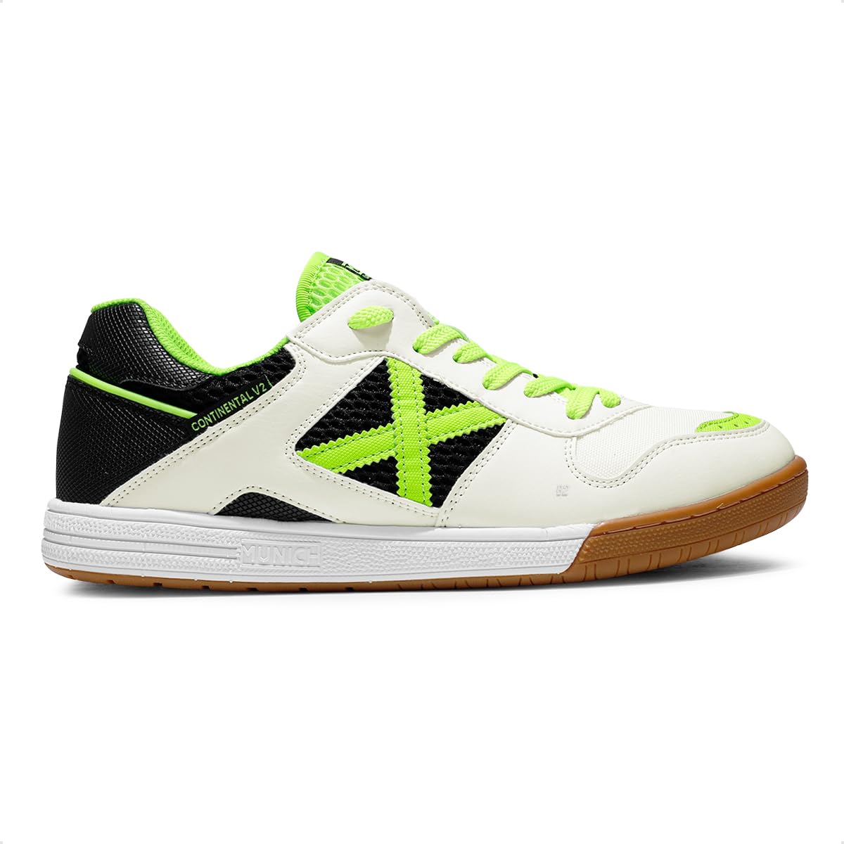 Munich Men's Continental V2 64 Sneaker, White, 10.5 UK