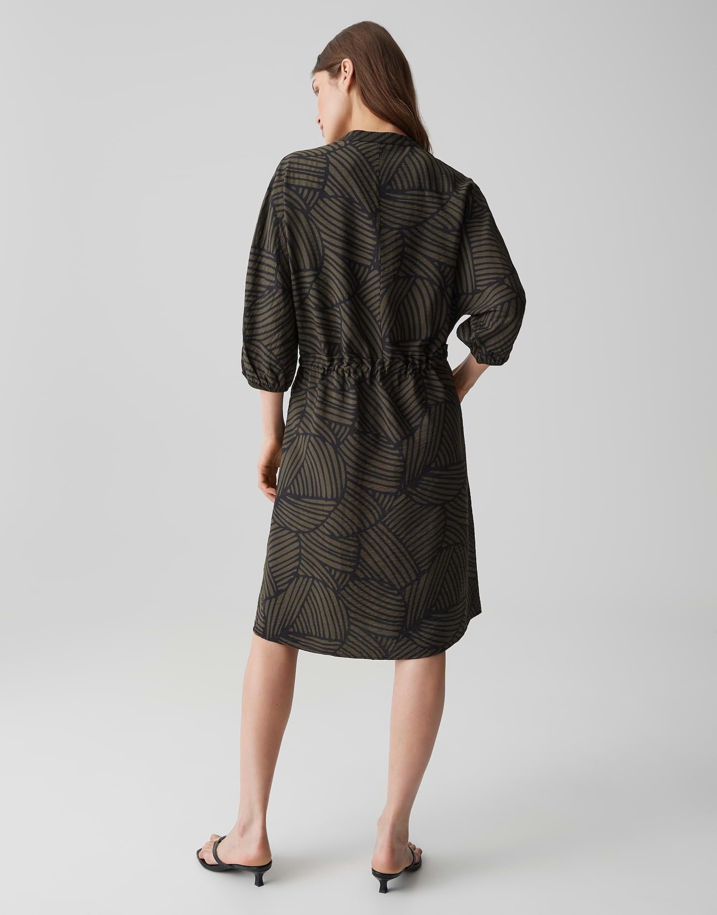 OPUS Damen Minikleid | Printkleid aus fließendem Viskose Mix