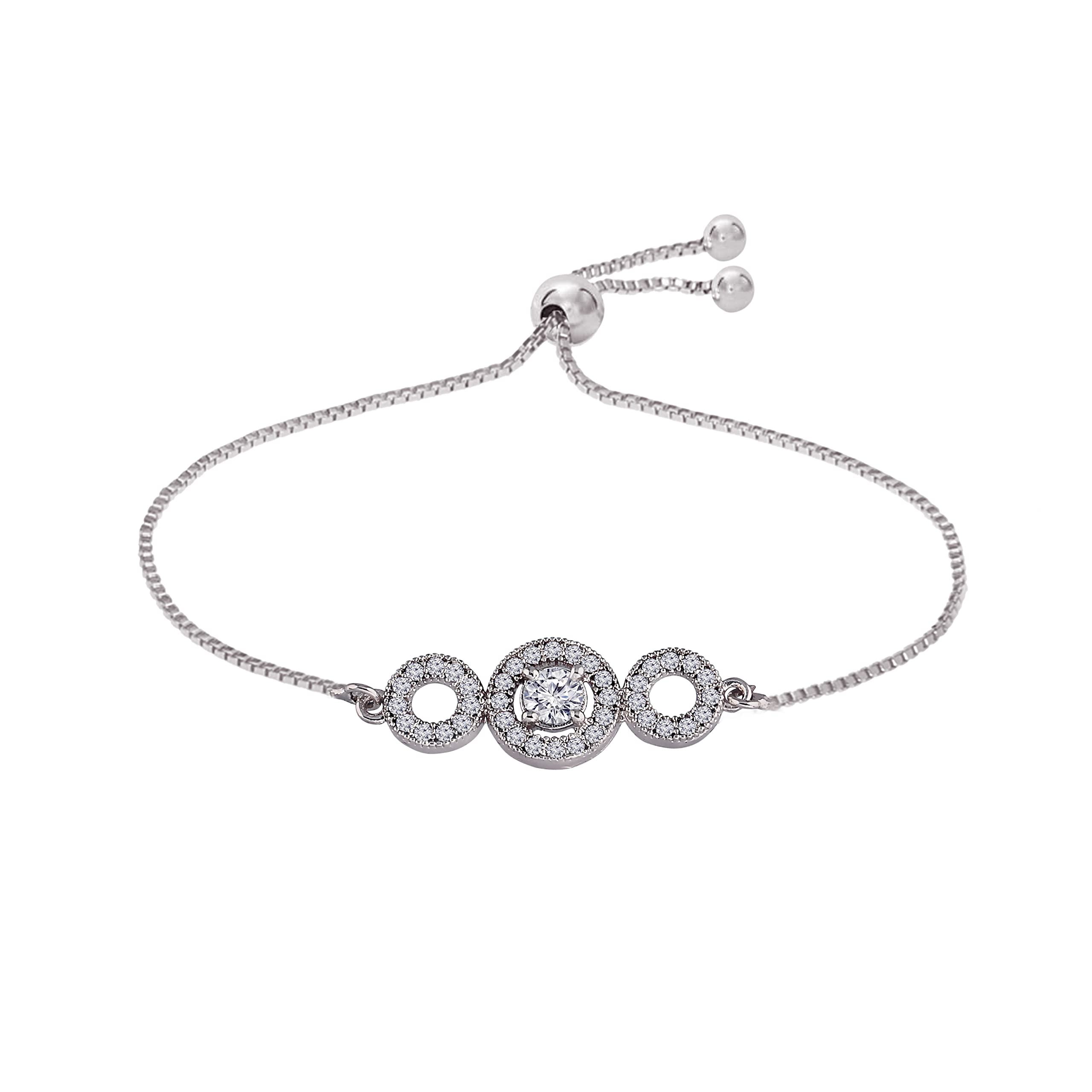 See full amazon price history chart for I Jewels Stylish Silver Plated Cubic Zirconia American Diamond Adjustable Bracelet For Women & Girls I Jewels Stylish Silver Plated Cubic Zirconia American Diamond Adjustable Bracelet For Women & Girls (B09Q5TXWXN) Amazon Price History, Amazon Price Tracker