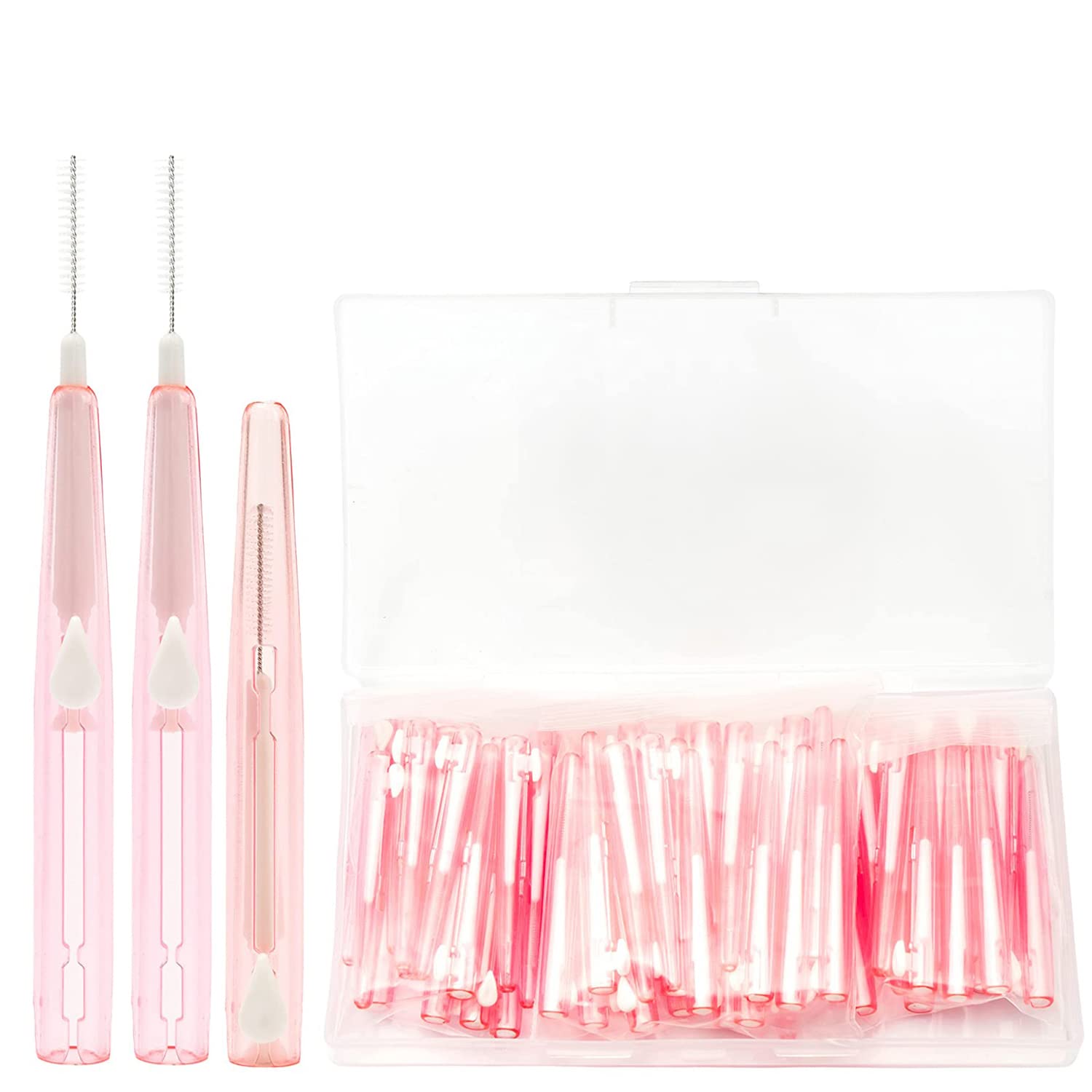 Sponsored Ad – Excefore 60 Count Retractable Interdental Soft Brush, Dental Picks Refill for Oral Deep Clean (1/16" Diameter) - Teeth Stick Toothpick Flosser