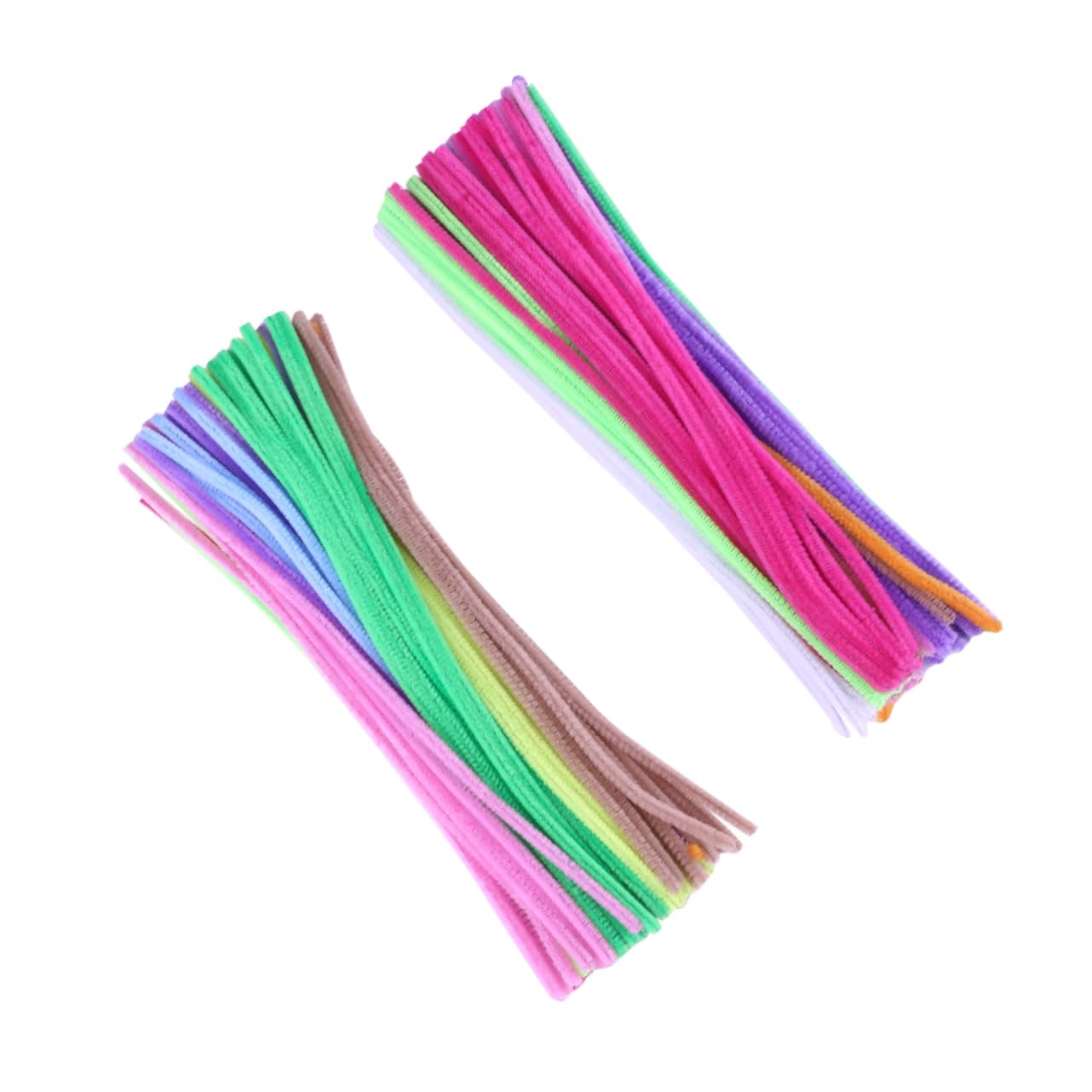 KALLORY 200Pcs Colorful Sticks DIY Craft Sticks for Bendable and Flexible Building for Creative Projects and Christmas Decorations and Craft Material
