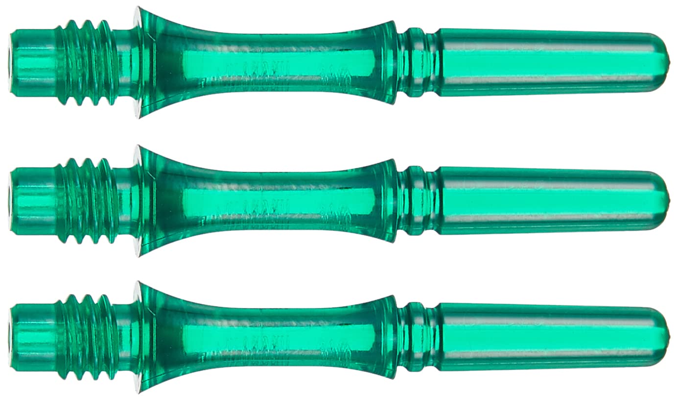 Cosmodarts Fit Shaft Gear Shaft Slim Spin Clear Green 1