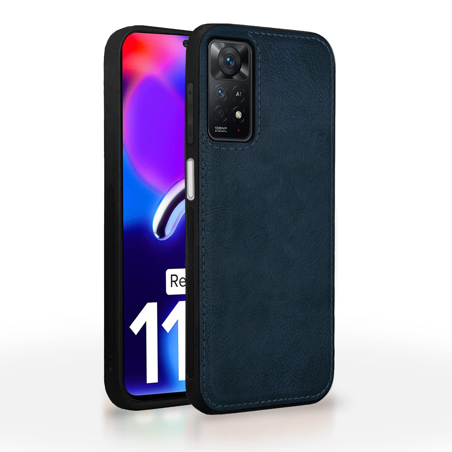 Pikkme Redmi Note 11 Pro/Note 11 Pro Plus 5G Back Cover | Flexible Pu Leather | Full Camera Protection | Raised Edges | Super Soft-Touch | Bumper Case (Blue) (B0BR5WM77Y) Amazon Price History, Amazon Price Tracker