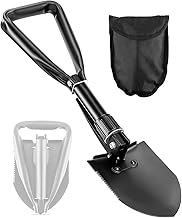 Digging Shovel, 18.5'' Lightweight Camping Shovel Portable High Carbon Steel Folding Mini Trowels for Outdoor Camping Backpacking Hiking Car Emergency Home Garden