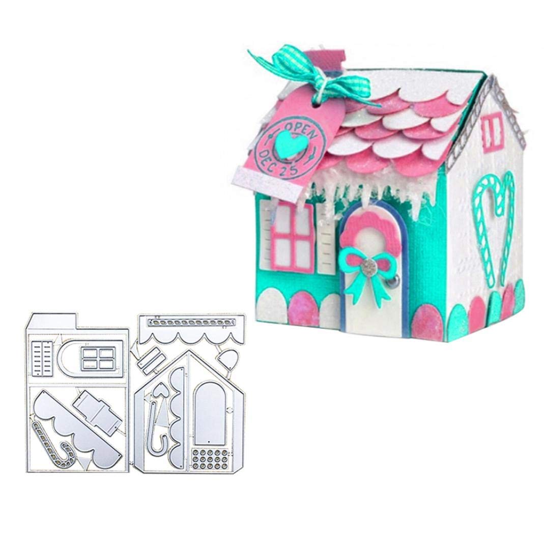 Fustelle In Metallo Per Scrapbooking – Stencil A Forma Di Recinto – 6x9 Cm – Fai Da Te Biglietti E Decorazioni