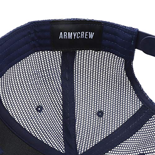 Image of Armycrew Oversize XXL Blank Flatbill Mesh Snapback Cap