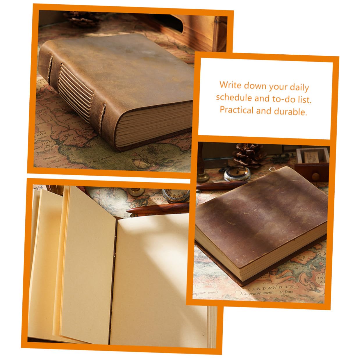 DOITOOL Vintage per e Studenti Design Elegante Copertina Pagine Spesse per e Scrapbook
