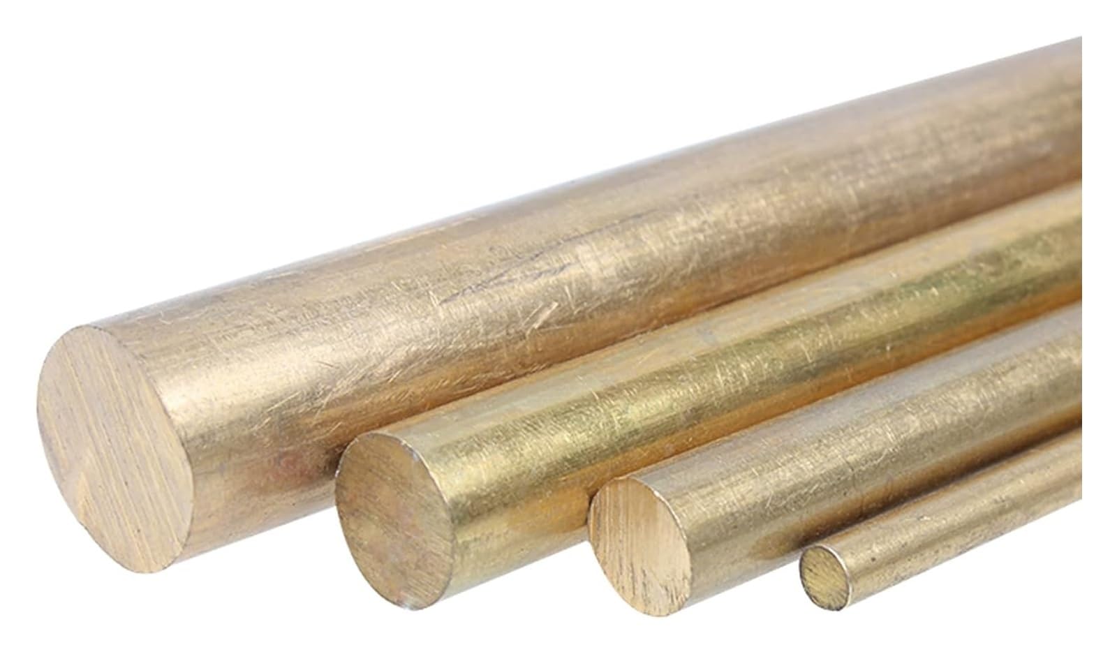 Varillas redondas de latón macizo de 500 mm de largo y 6-22 mm de diámetro for manualidades (diámetro de 18 mm)(Diameter:22Mm)