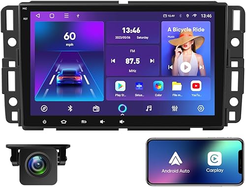 WiFi 5G (3G Ram 32G ROM) 8 núcleos compatible con sistemas de audio ChevroletGMCBuick de 8 pulgadas, radio estéreo para automóvil con Carplay y