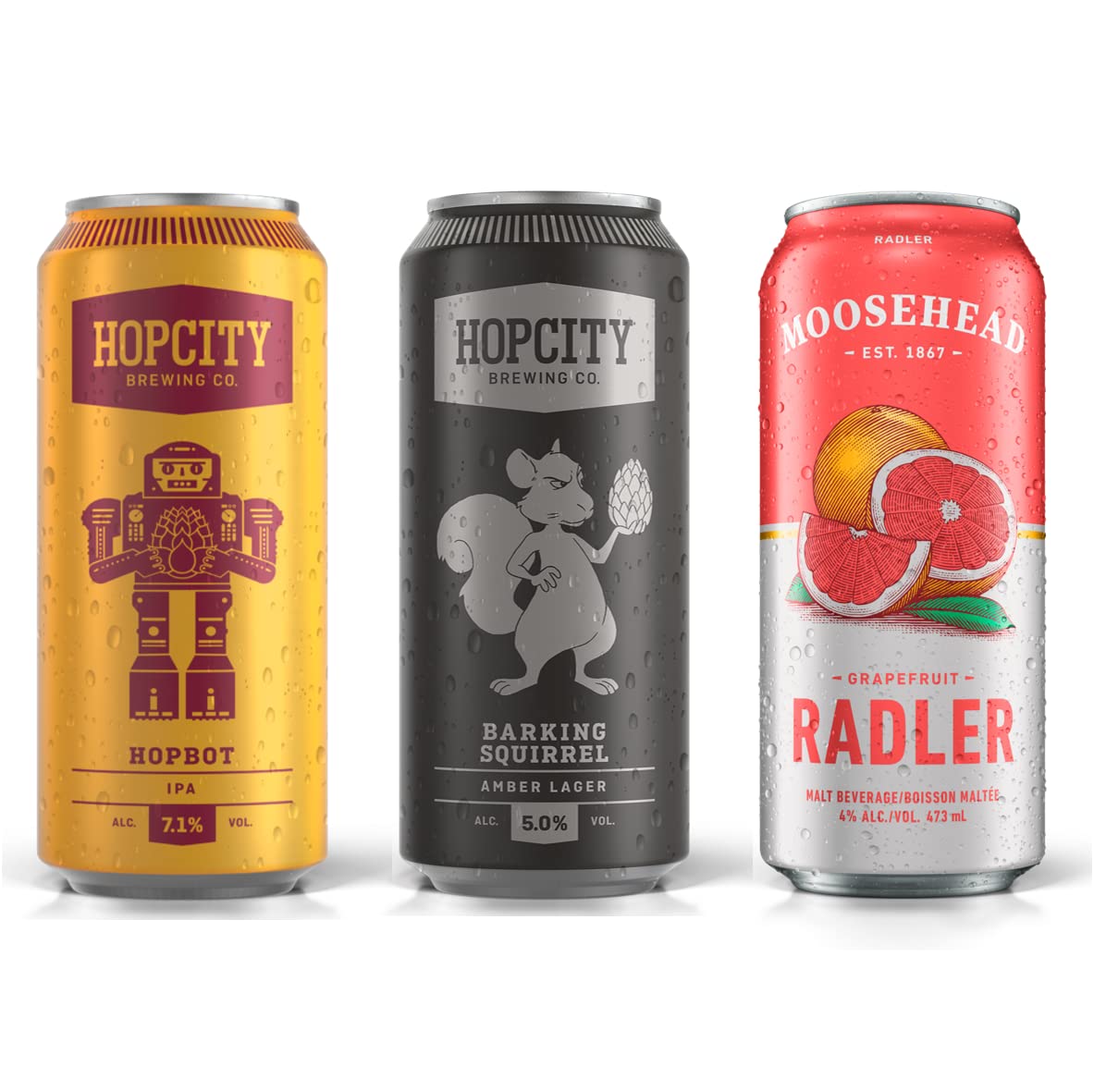 Moosehead Bierpaket BEST OF 12er Pack original kanadisches Bier - auch als perfektes Bier Geschenk für Männer (inkl. 3,00 € Pfand)