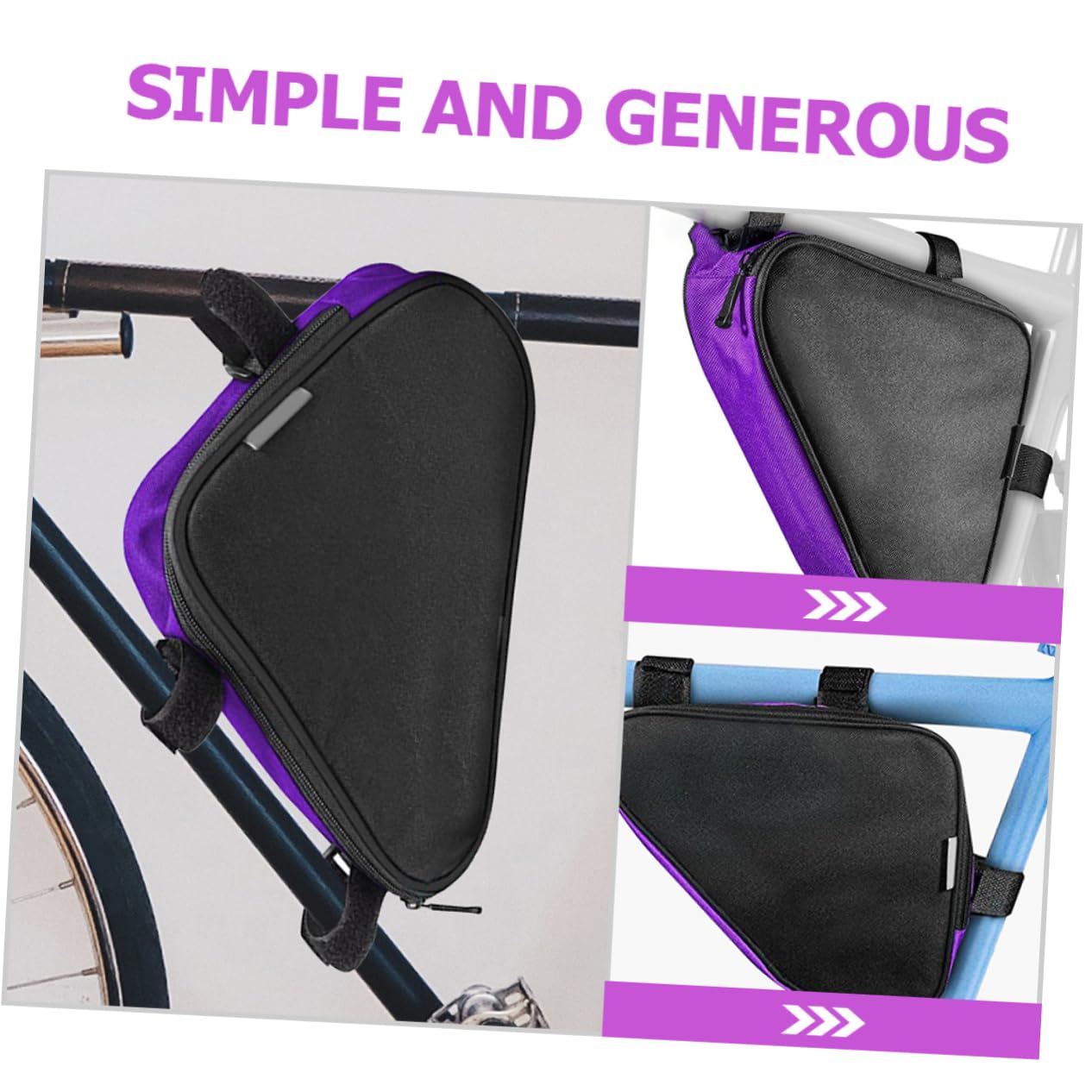 ibasenice 3 Pezzi Bici per Telaio Frontale per Mountain Bike Facile Installare Accessorio per Smartphone e Strumenti