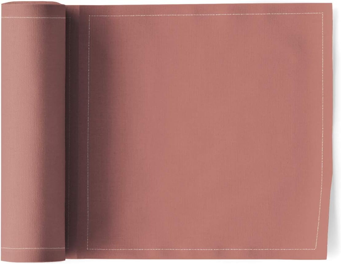 Basics Cotton Luncheon Napkin, Dusty Pink, 25 Units per roll