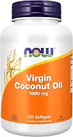 NOW Foods Óleo de Coco Virgem 1000mg 120 Soft Importado