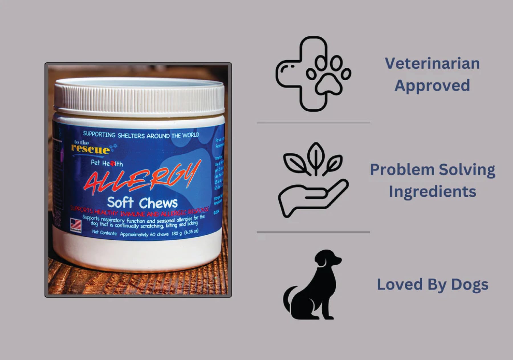 to The Rescue Pet Supplement Products (Allergy)
