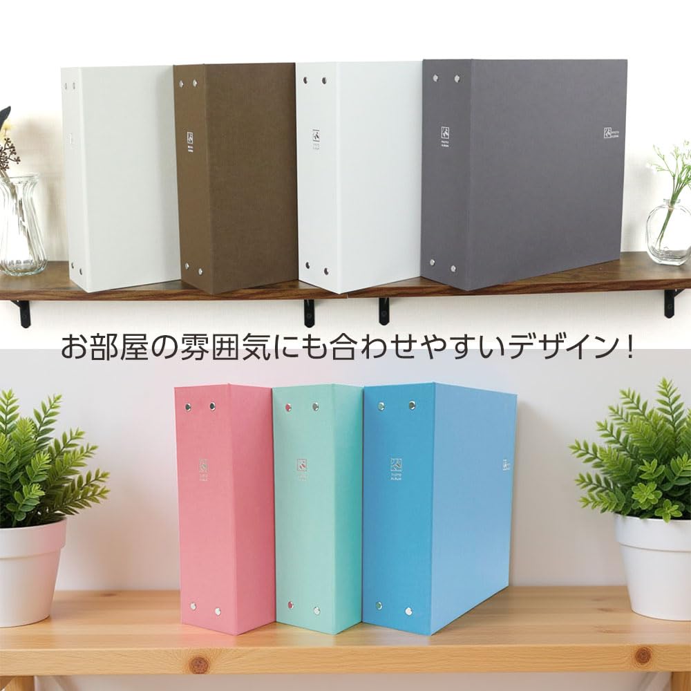 Amazon.co.jp: ナカバヤシ(Nakabayashi) 大容量 6面ポケットアルバム