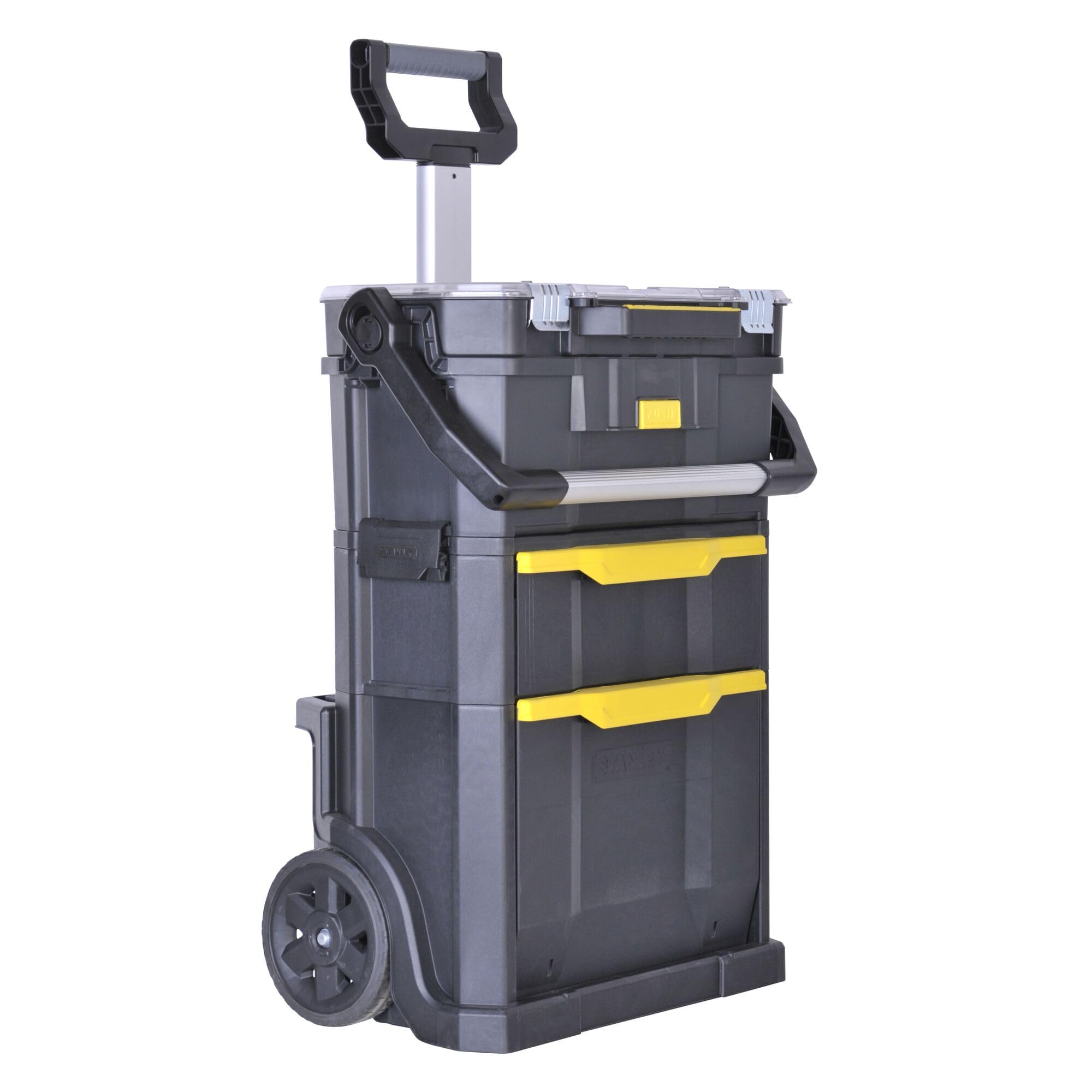 Stanley STST1-79231 - Taller Móvil para Herramientas 2 en 1, 56 x 38.2 x 76.4 cm, Negro/ Amarillo