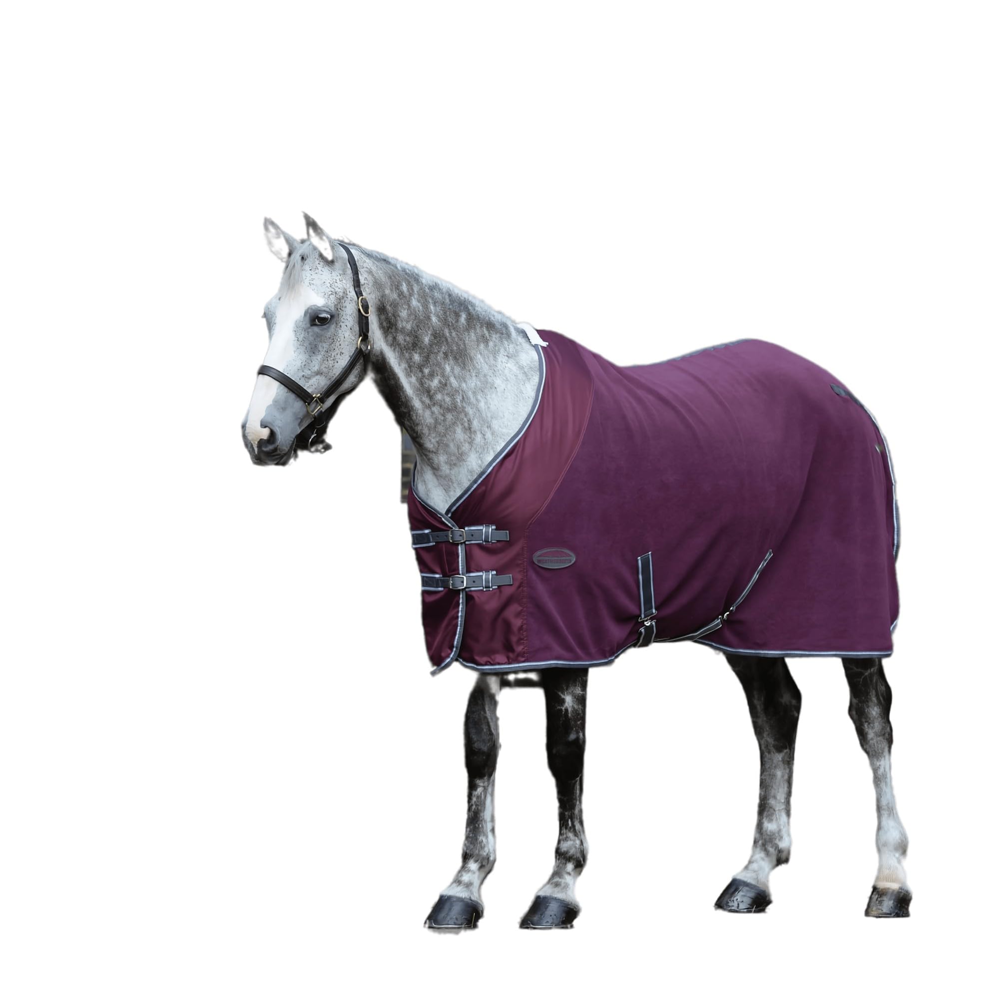 Weatherbeeta 2022 Fleece Cooler Cuello Estándar 1000441 - Azul Oscuro/Gris/Blanco -