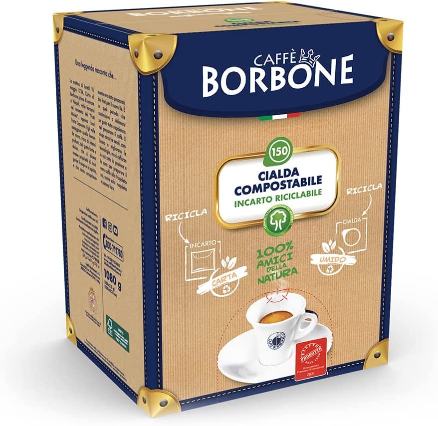 Caffè Borbone - Kaffee Kapseln Premium italienischen Kaffee ESE 44mm - rote Mischung - 450 Kapseln