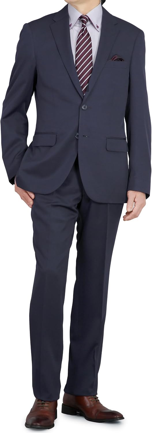 バーバリーロンドン カシミヤ混/ストライプ柄 スーツセットアップ L