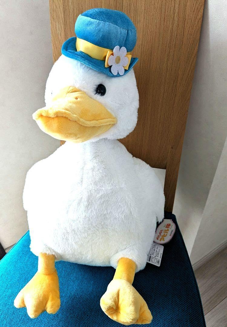 Amazon.co.jp: ぺたぺたアヒル隊 もふぃ BIGぬいぐるみ : おもちゃ