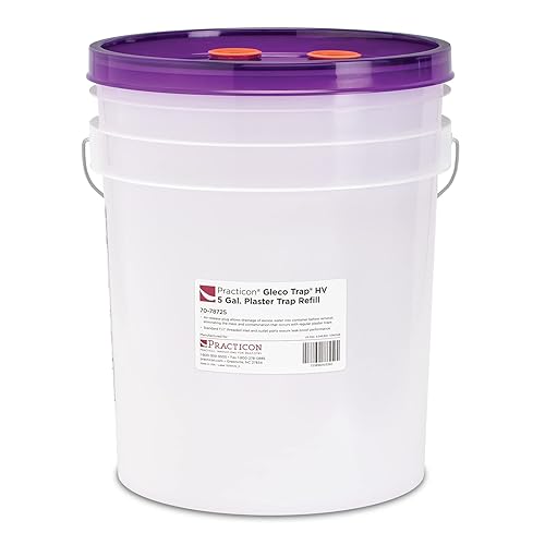 Miniatura 13 de Practicon 7078723 Gleco Trap HV Kit, 5 gal