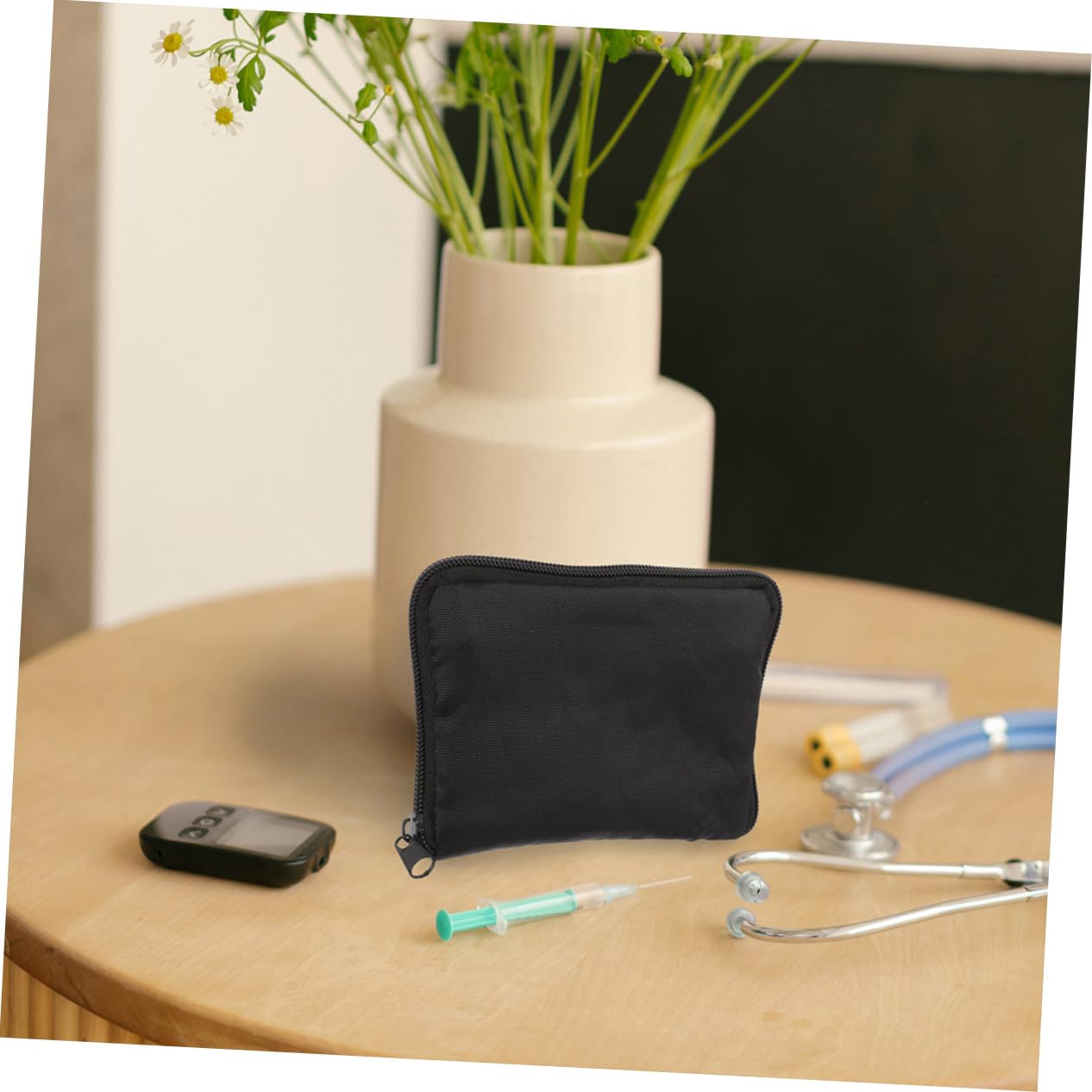 Veemoon Estuche de Viaje para Tensiómetro, Bolsa de Tela Resistente al Agua, 2 Piezas, Organizador Portátil para Viaje y Uso Diario