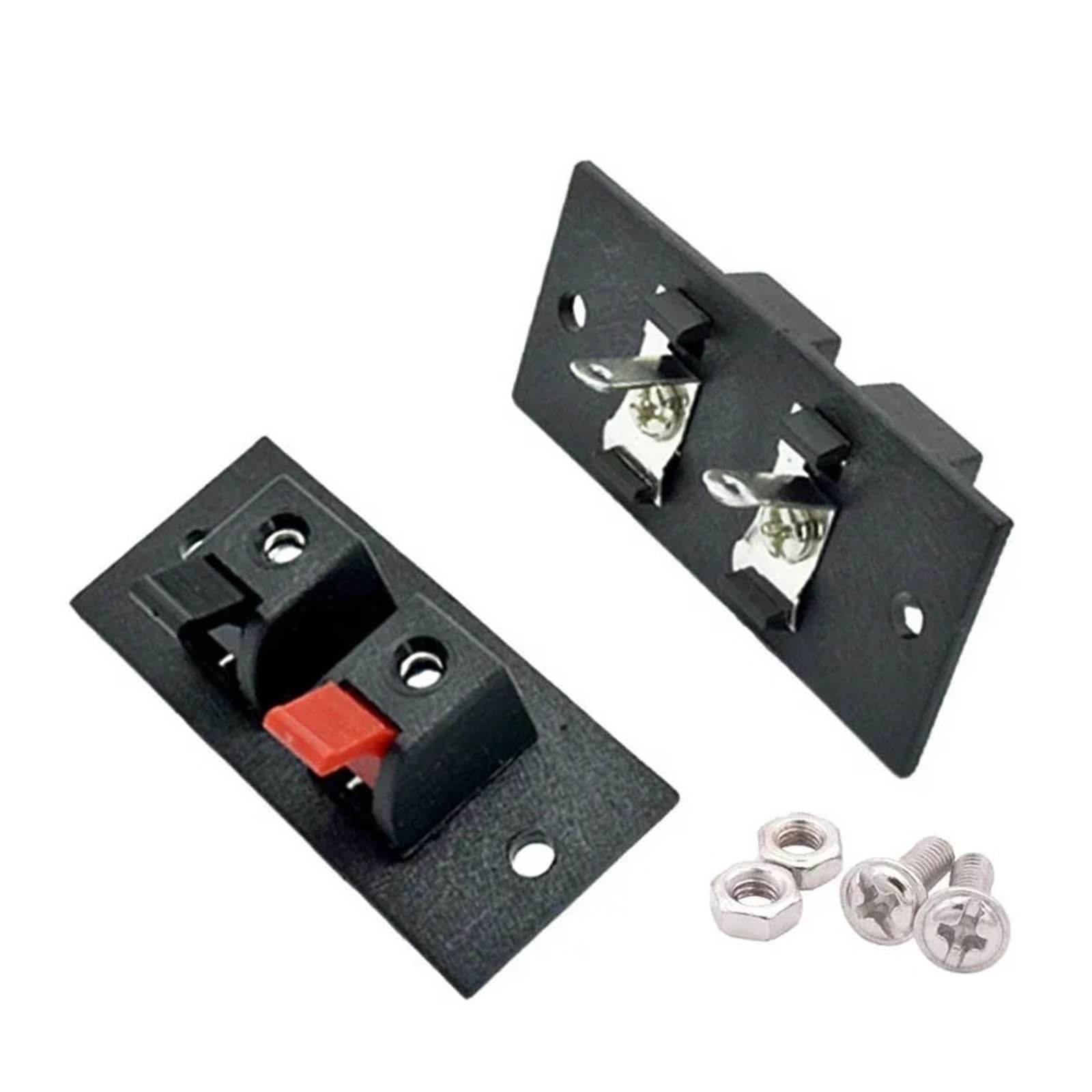 Conector de altavoz con clip de resorte contra cortes de sonido 8