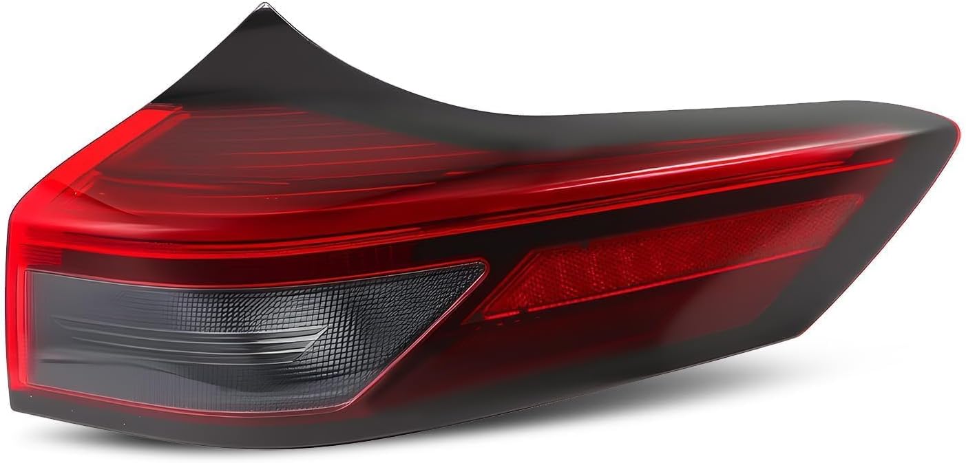 Right Outer Not Halogen Rear Tail Light Assembly Compatible with 2021 2022 2023 Rogue Red Taillight Tail Lamp Passenger Side NI2805122 265506RR0A (Right)