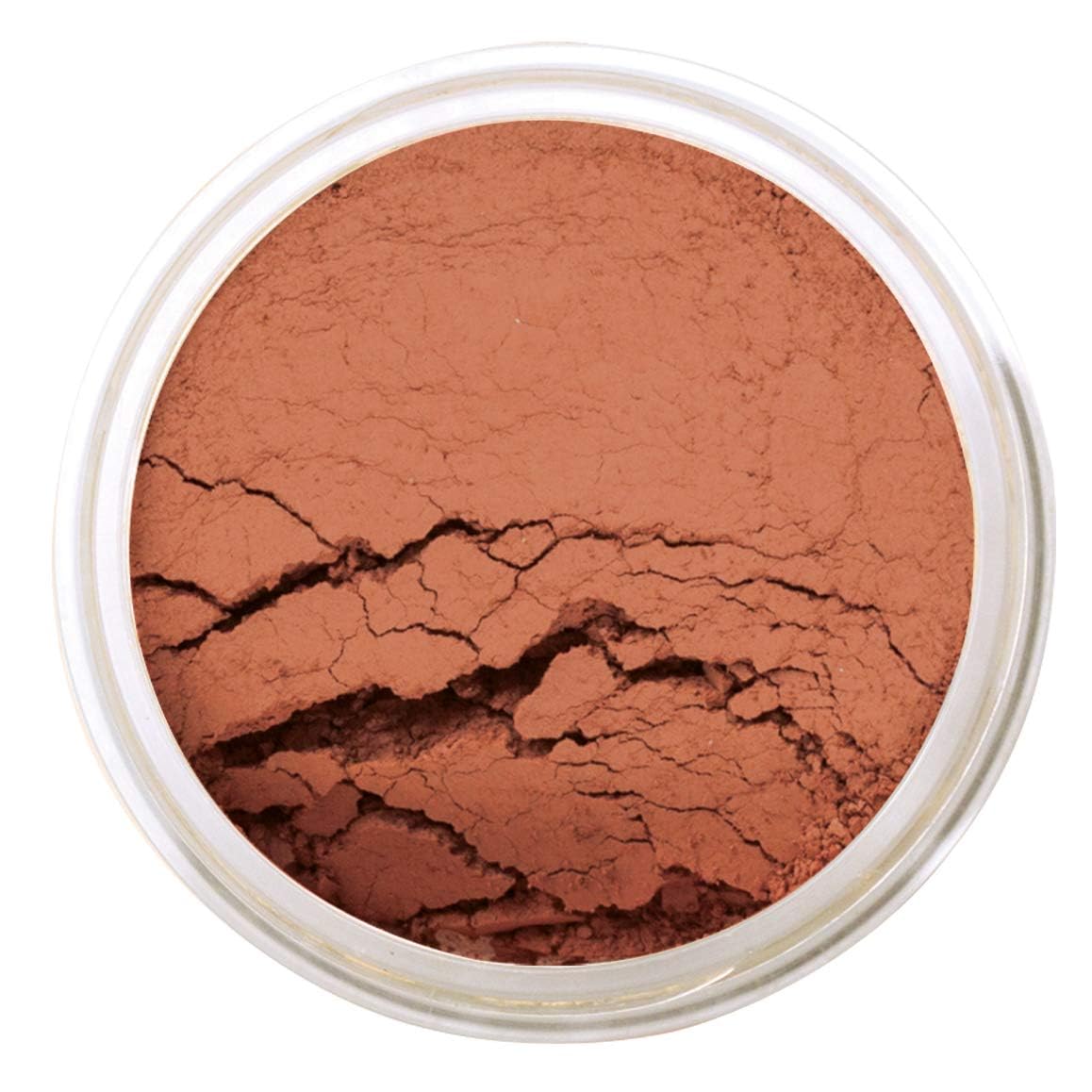 Bellaterra Cosmetics Mineral Blush Highlighter - Makeup Loose Powder â Blendable, Long Lasting & Buildable Coverage - Natural Makeup (9 grams, Sunset Plum)