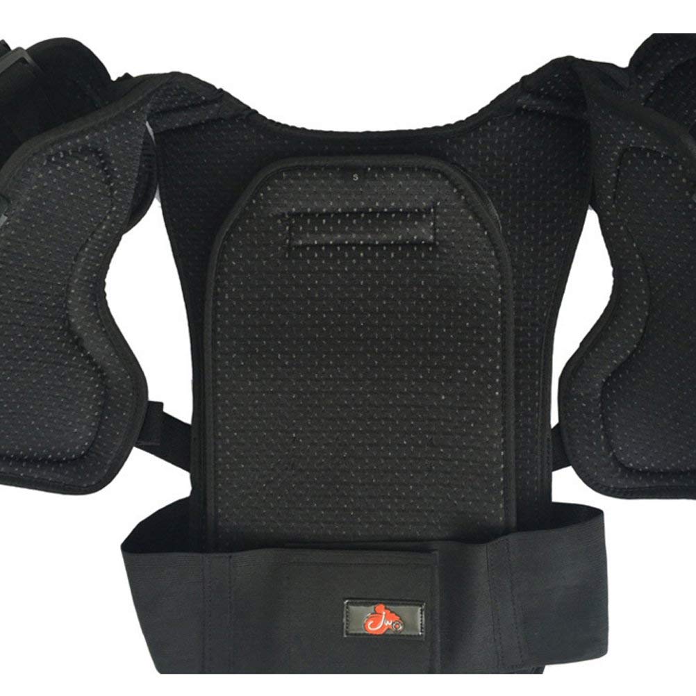 Traje de armadura de motocicleta para niños, protector de pecho y columna vertebral, espalda, hombro, brazo, codo, rodillera, motocross, carreras, esquí, patinaje, chaleco de armadura corporal,
