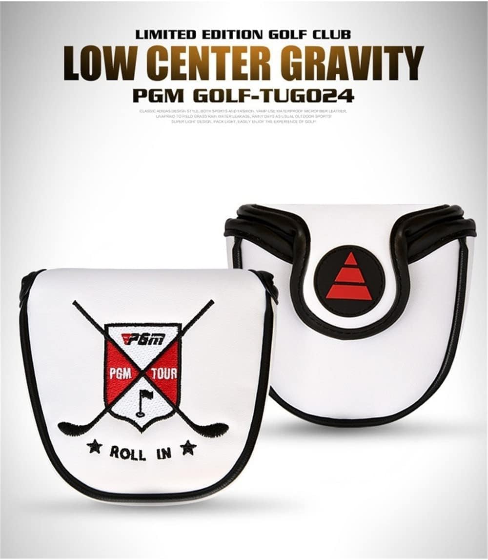 ¿Te apetece un hoyo en uno? Pruebe Nuestros putters de mazo de Golf con Cubierta para la Cabeza de Golf para diestros, Hombres y Mujeres, Putter Dorado con Cubierta para la Cabeza