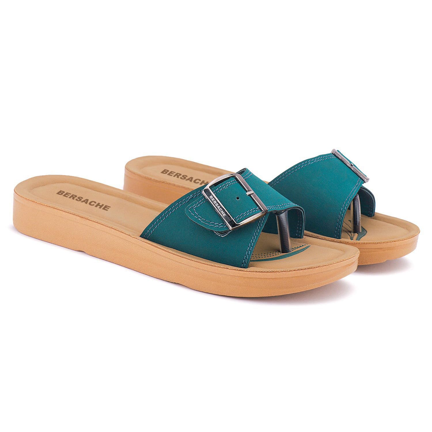 bersache Extra Soft Classic Casual Chappal with Regular wear with Ultra Soft Blue Flats for Women's-picture-18