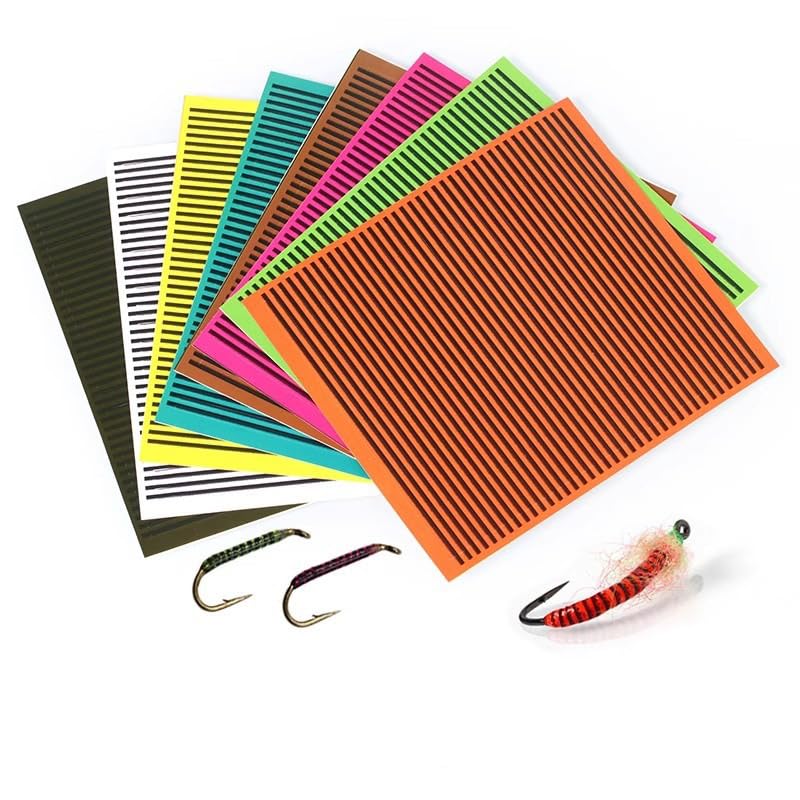 Set 2 piezas materiales para atado de moscas colores surtidos