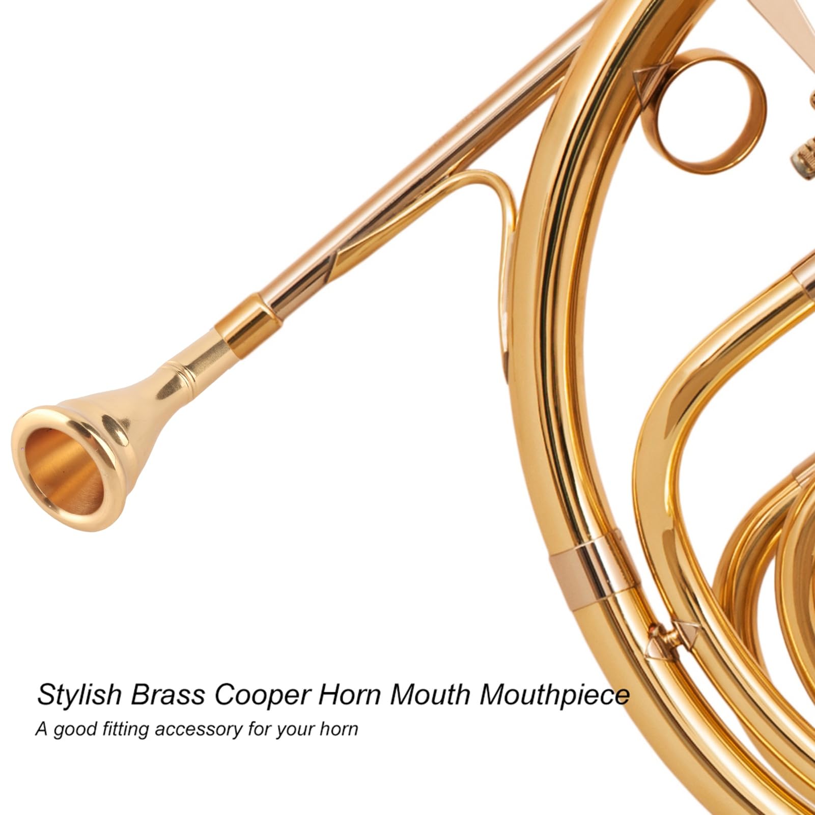 Embouchure de cor en laiton, pièce de rechange pour cor