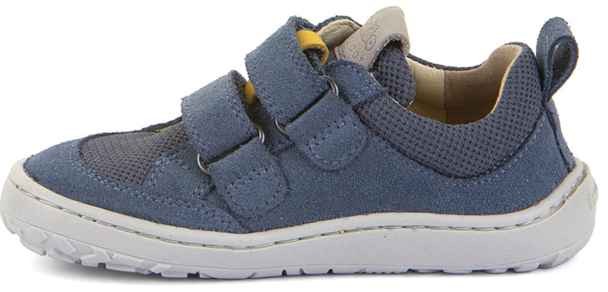 Froddo Sneakersy do chodzenia boso ze skóry + siateczkowe obszycie z podwójnym zapięciem na rzep * G3130271