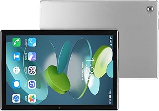 fannay Tablet HD, Tablet Office 10,1" FHD Dual Camera 8GB RAM 256GB ROM Liga de alumínio com teclado para família (plugue EUA)