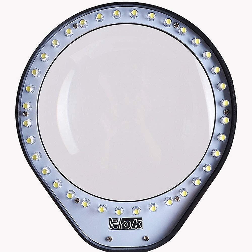 Lupa,Lupas para Pasatiempos, Escritorio de Lectura 10 Veces, Lectura, Textiles, Bordado, Mantenimiento de Relojes electrónicos, identificación de Joyas, HD, Scu