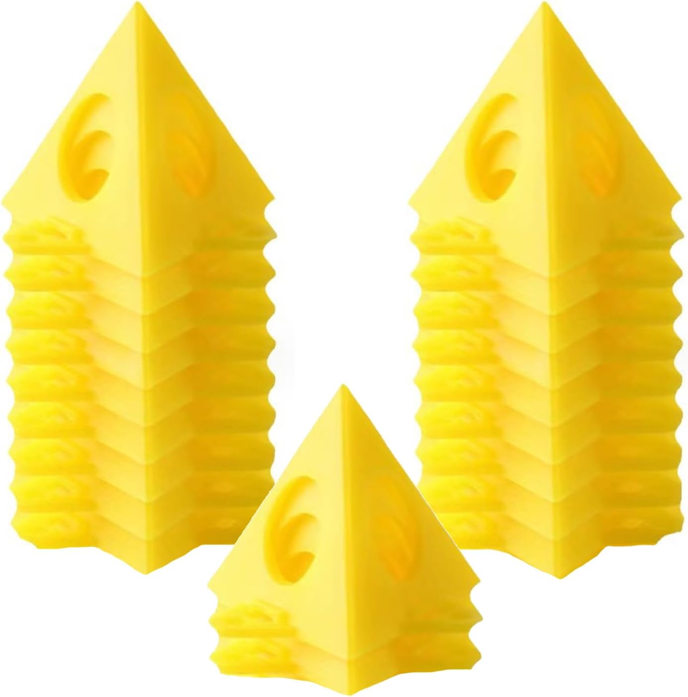 20 Piezas Soportes de Pirámide para Pintores Conos para Pintura Soportes para Puertas Triángulos para Pintar miniatura 1