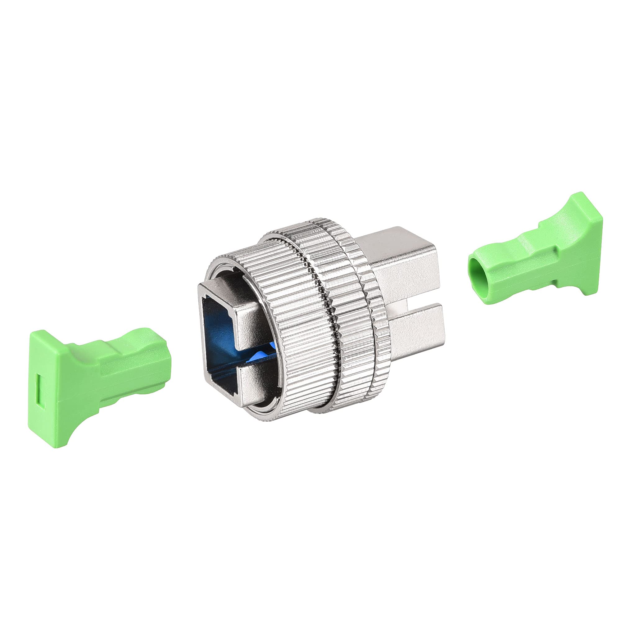 sourcing map SC Mécaniquement Variable Optique Atténuateur Mode Unique/Multimode 0-30dB Ajustable VOA Fibre Optique Atténuateur