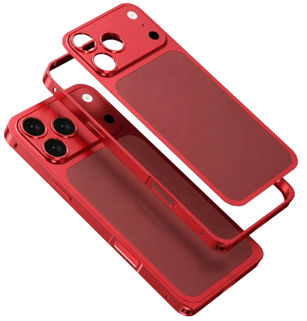 Metal Conversion Kit for i Phone 16 Pro Max to i Phone 17 Pro Max Look | Aluminum Back Plate with Metal Camera Frame | Shockproof Back Housing Replacement | Silver — Amazon image 9