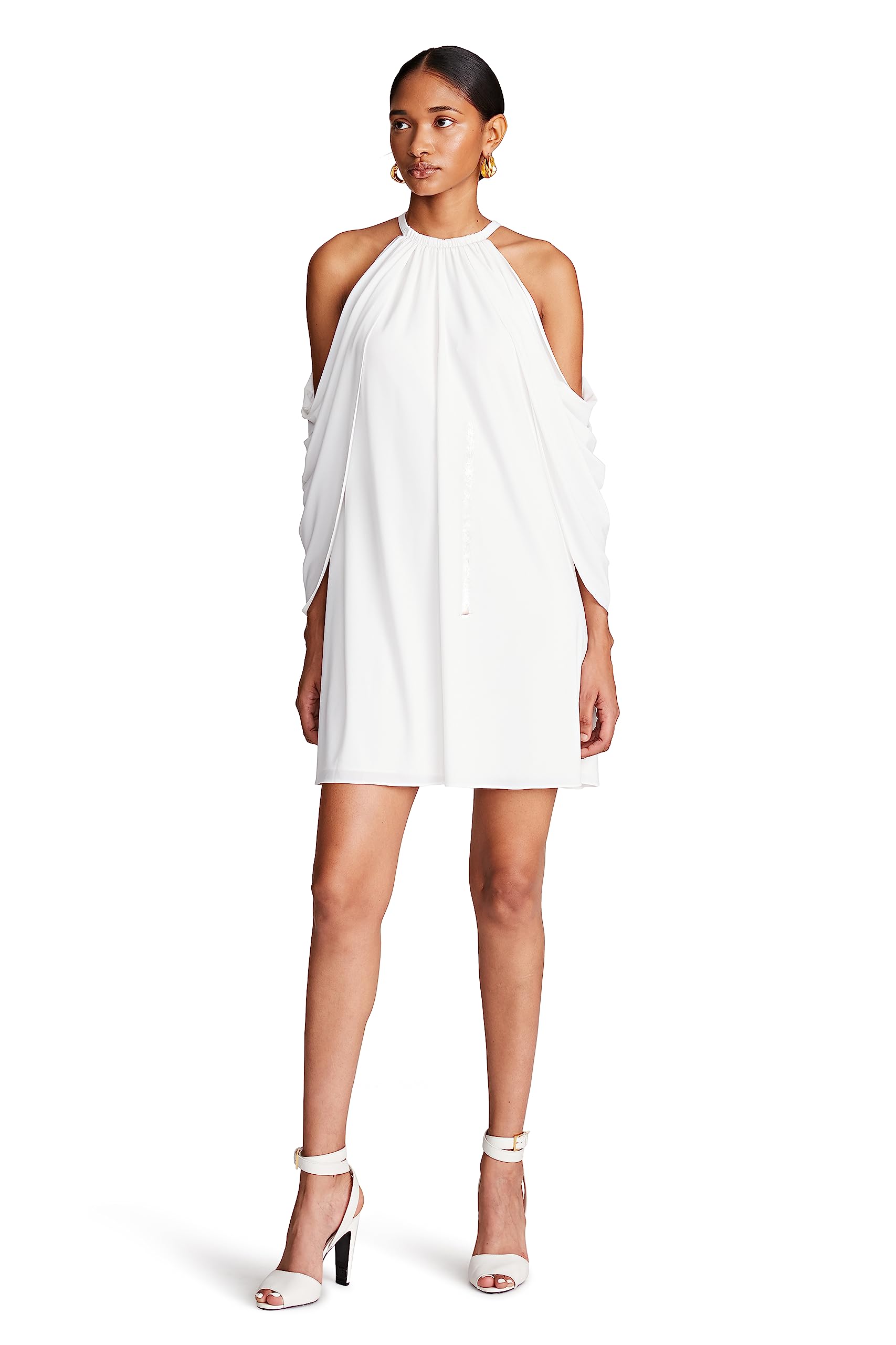 Halston
 Cobey Stretch-Jersey Drawstring Midi-Dress main image 0