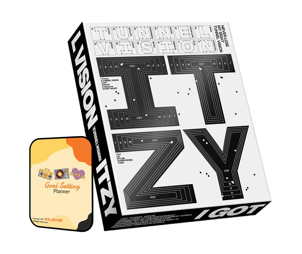 ITZY TUNNEL VISION Album [BOX ver.]+Pre Order Benefits+BolsVos Exclusive...