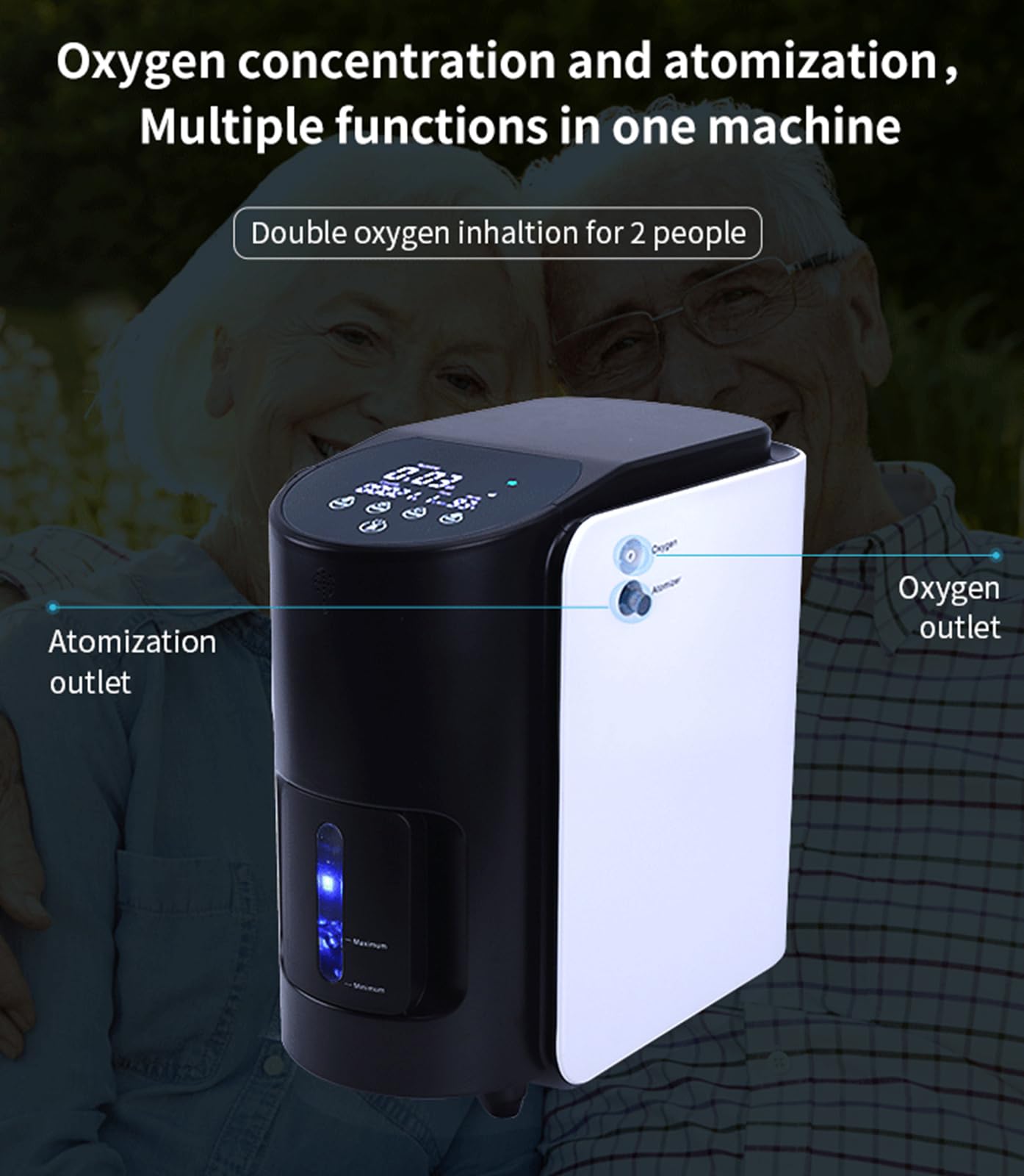 Concentratore di Ossigeno, 98% di Elevata Purezza.