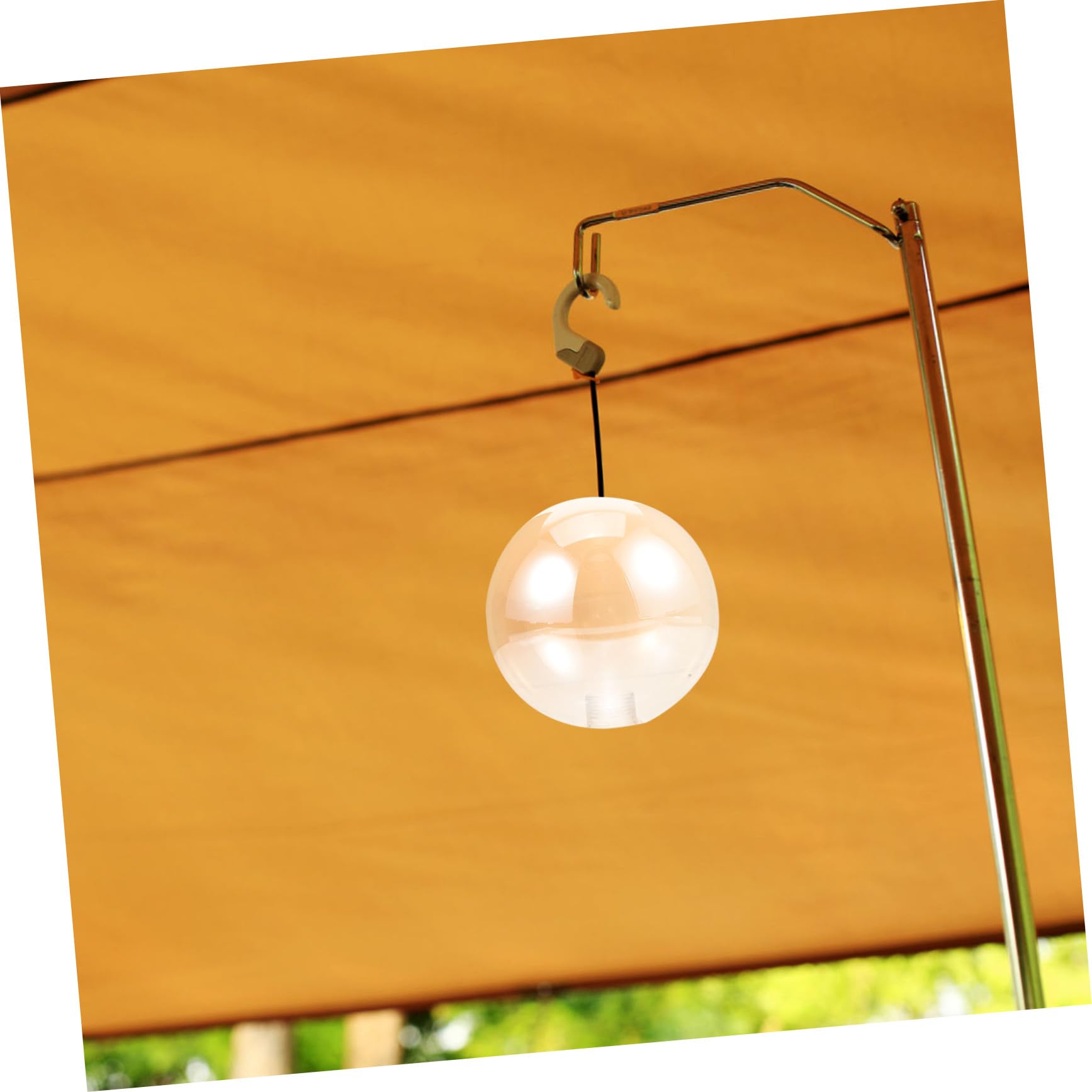 Abat-jour Globe En Verre Ambré - 150 Mm De Diamètre - Pour Suspension, Lampe De Salon, Chambre, Bureau - Remplacement Décoratif - 7