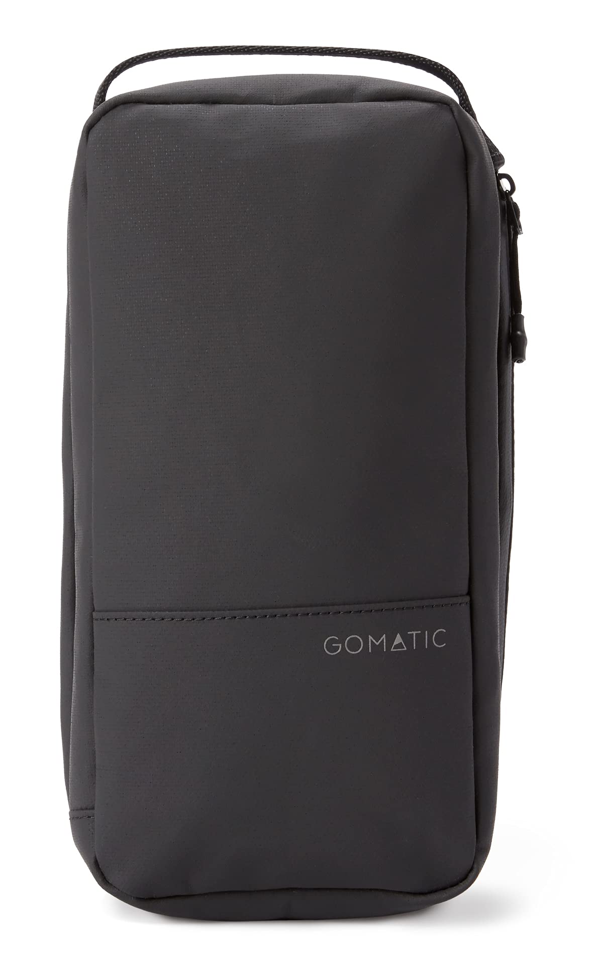 Gomatic Kulturbeutel Groß – Wasserfeste Waschtasche für Reisen, Make-up, Rasur & Fitness, Kultur- & Kosmetiktasche mit Haken, Organizer für Herren & Damen, Passt in Rucksack & Koffer – Schwarz
