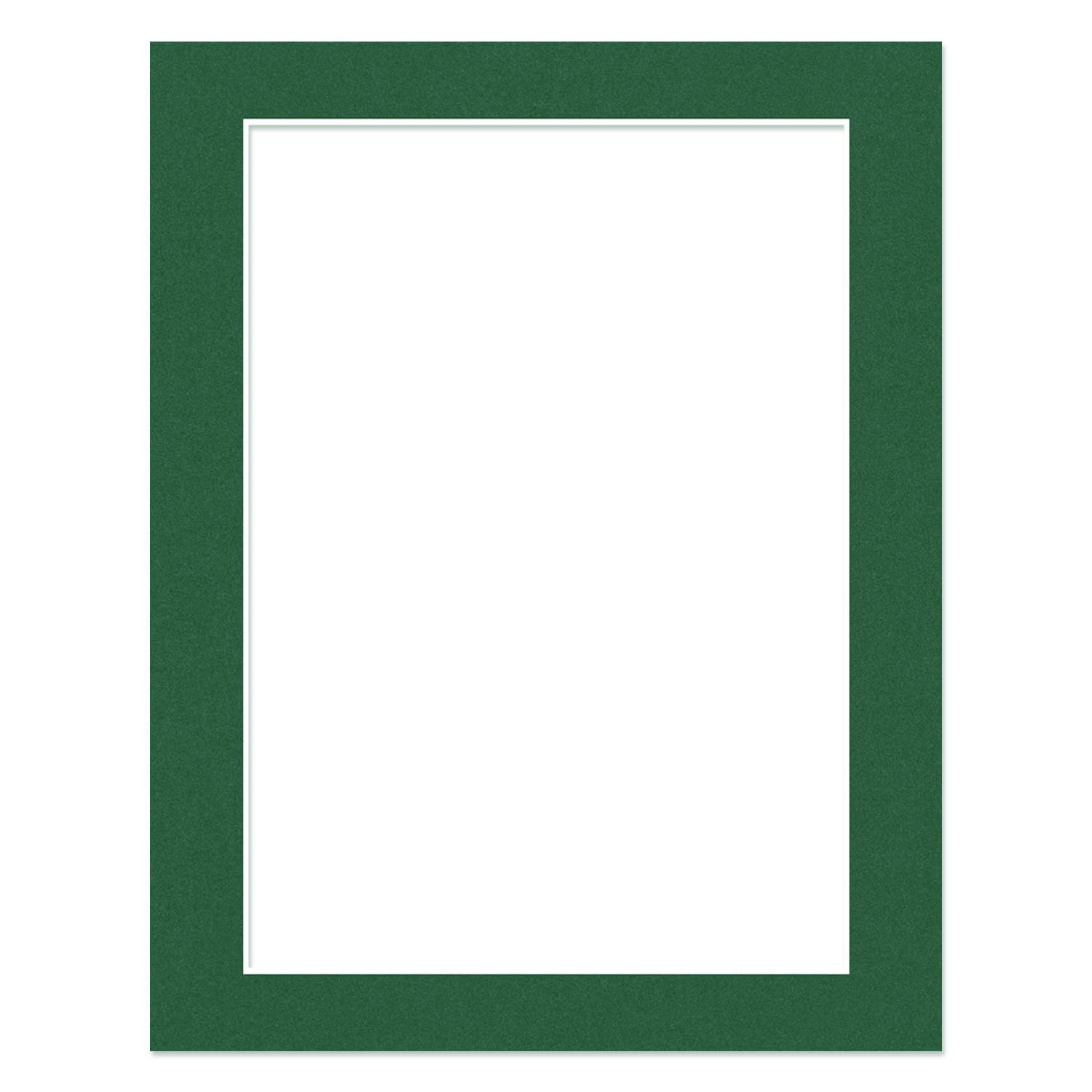 Alison Kingsgate 14x11" Forest Green Picture Mount for A4 Aperture — image 1
