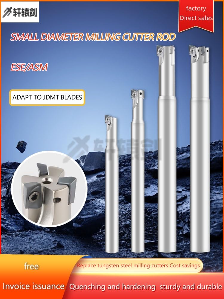 Portaherramientas for Fresas de Extremo, 1 Pieza, Avance rápido, Varilla Corte CNC for Insertos JDMT070204 y JDMT070208 ESE-C16-16-150L-4T(Ese C18-18-150L-4T)